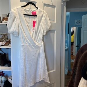 Lilly Pulitzer White Textured Dress